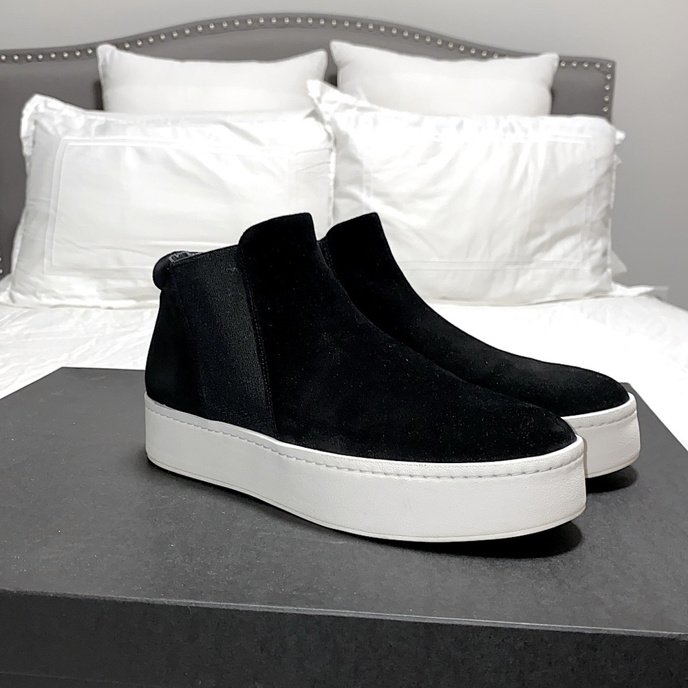 VINCE Wade High Top Slip-on Platform Sneaker